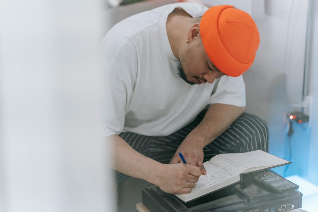 Man Writing